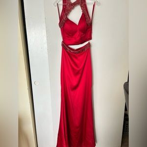 Red Prom dress size 4